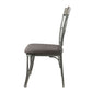 Landis 73185 Dining Collection by Acme - Gunmetal Finish