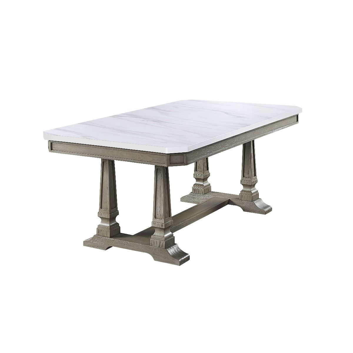 Zumala Dining Collection - Weathered Oak Finish