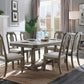 Zumala Dining Collection - Weathered Oak Finish