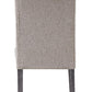 Yabeina Dining Table - Marble Top & Gray Oak Finish