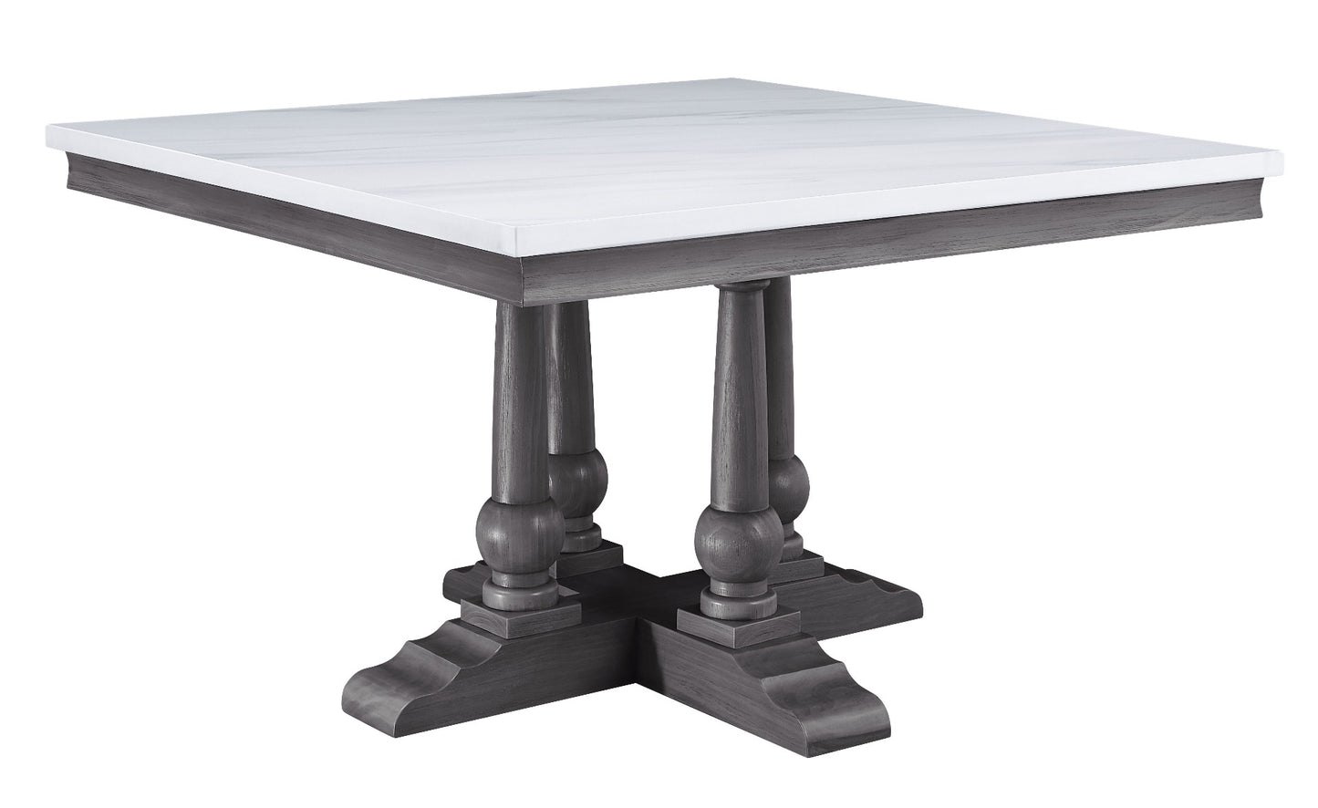Yabeina Square Marble Top Dining Table Collection