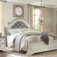 McFerran B738 Bedroom Collection - Distressed Whitewash Finish