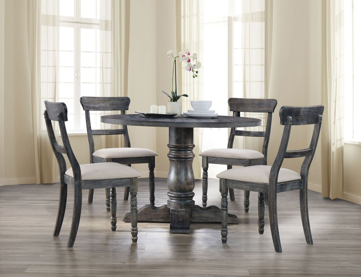 Acme Leventis Round Table Dining Collection - Pedestal Base