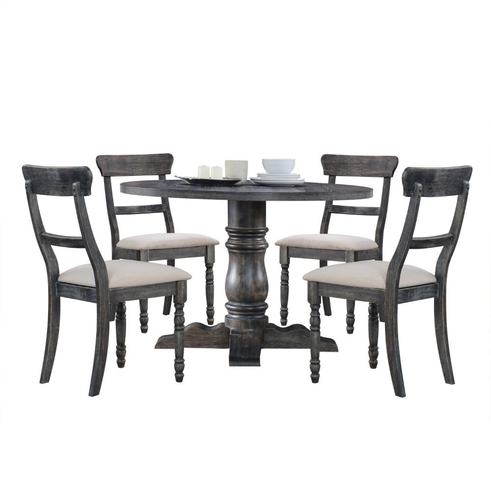 Acme Leventis Round Table Dining Collection - Pedestal Base