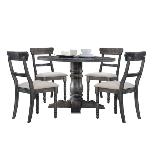 Acme Leventis Round Table Dining Collection - Pedestal Base