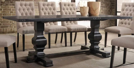 Morland Dining Collection 74645 Acme - Mesa de pedestal doble