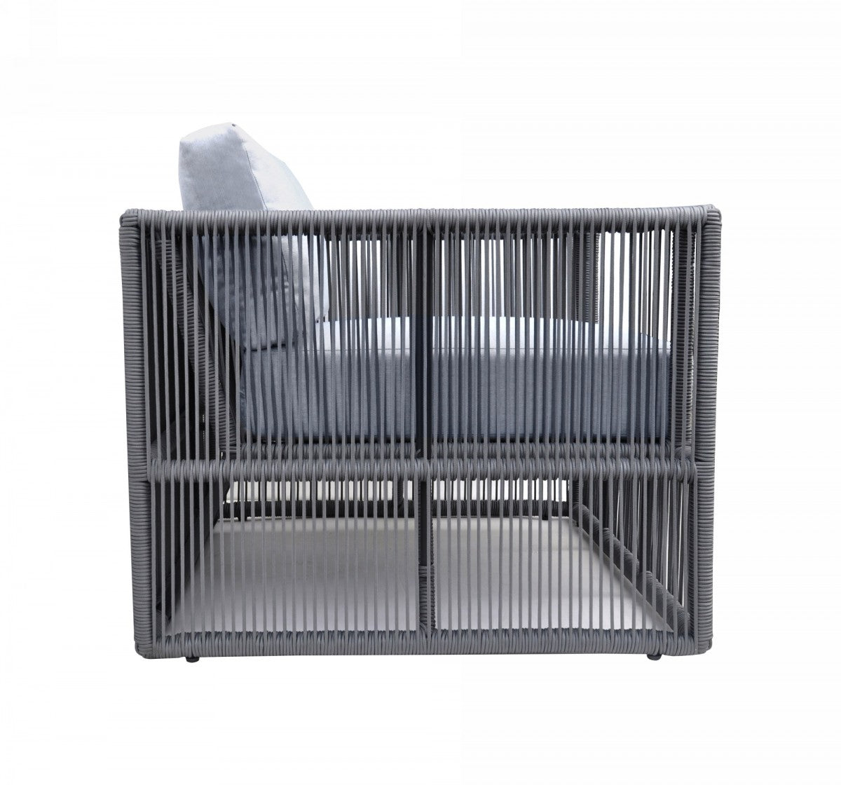 Renava Whimsy - Modern Outdoor Light Grey & Dark Grey Sofa Set
