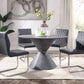 Ansonia 5 Pc Dining Collection - Faux Concrete