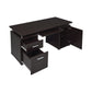 Tracy 2 Drawer Computer Desk - Cappuccino