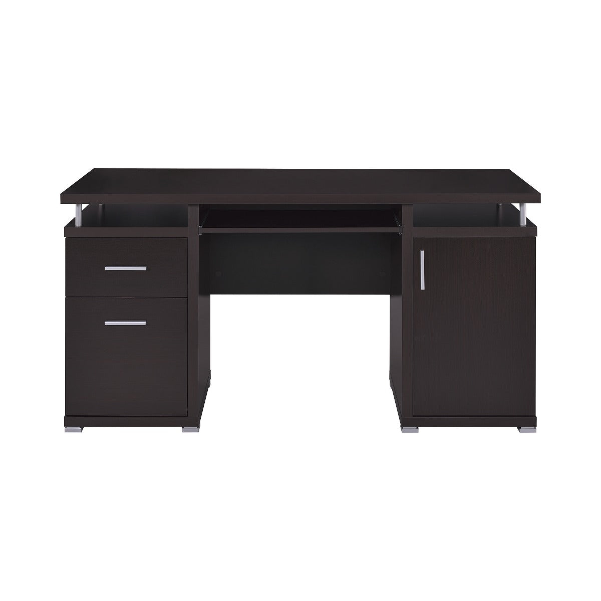 Tracy 2 Drawer Computer Desk - Cappuccino