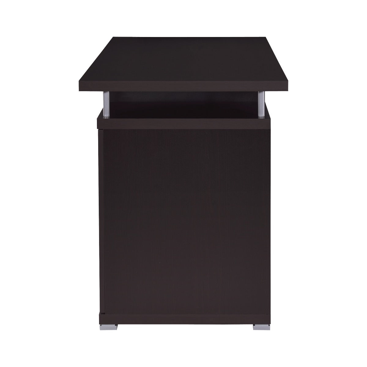 800107 Coaster Furniture 800107 Tracy Computer Desk - Cappuccino Finish ...