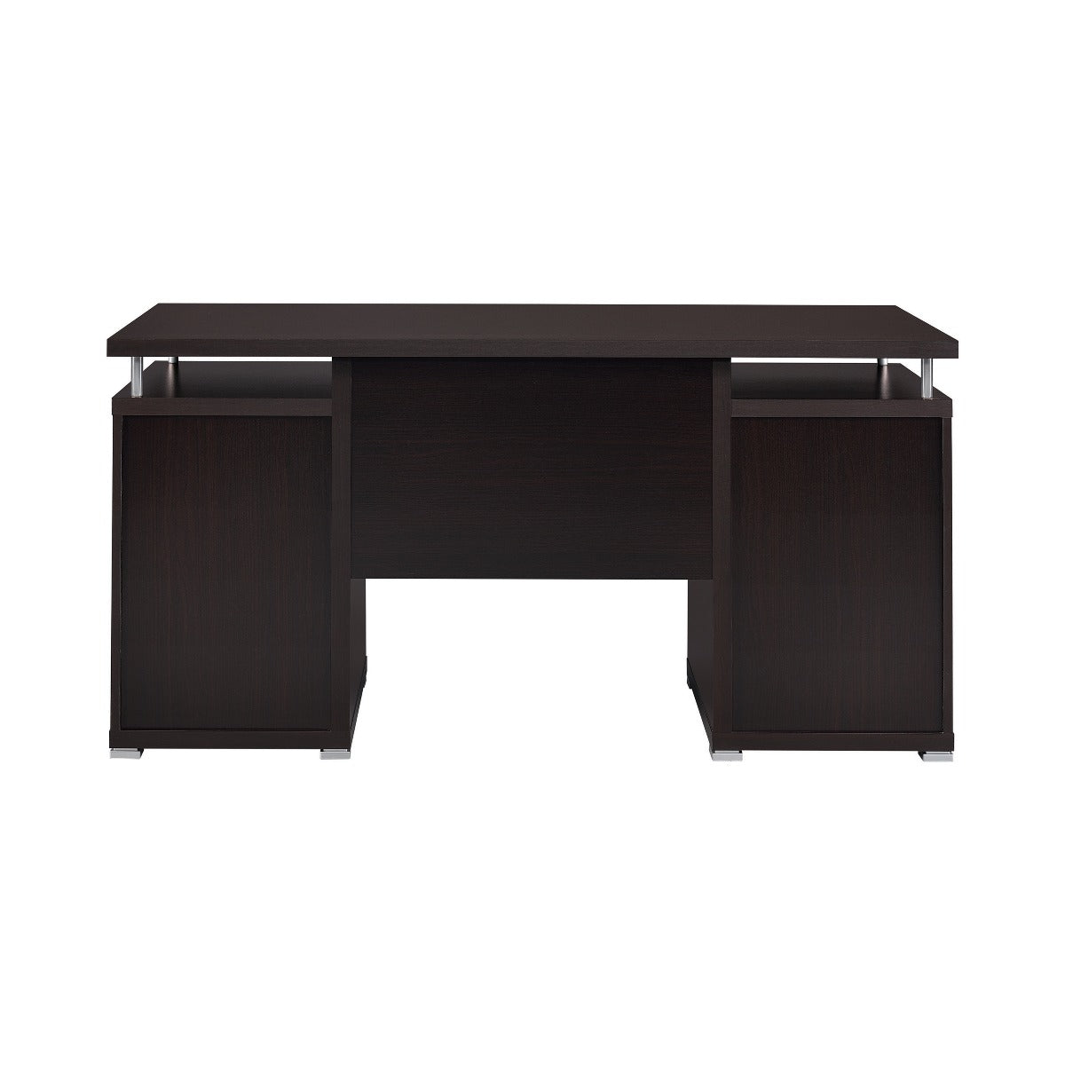Tracy 2 Drawer Computer Desk - Cappuccino