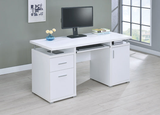 Tracy 2-Drawer Computer Desk - 2 Colors