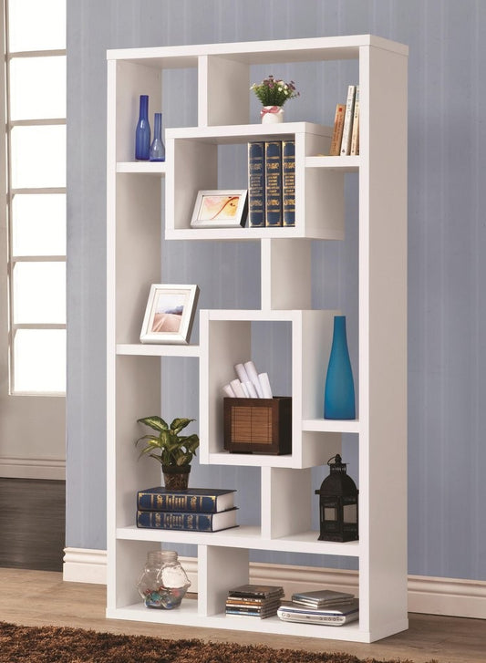 Architectural Inspired Bookcase - 3 Color Choices