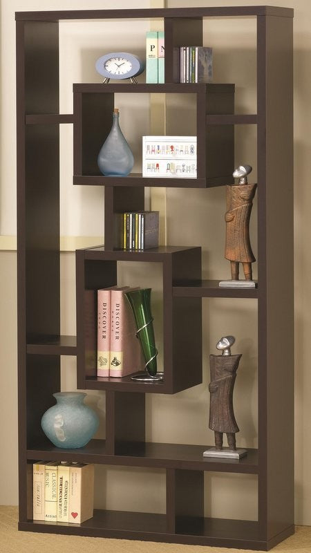 Librería de inspiración arquitectónica: 3 opciones de color