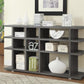 Bookcase - Dark Weathered Grey Bark Finish