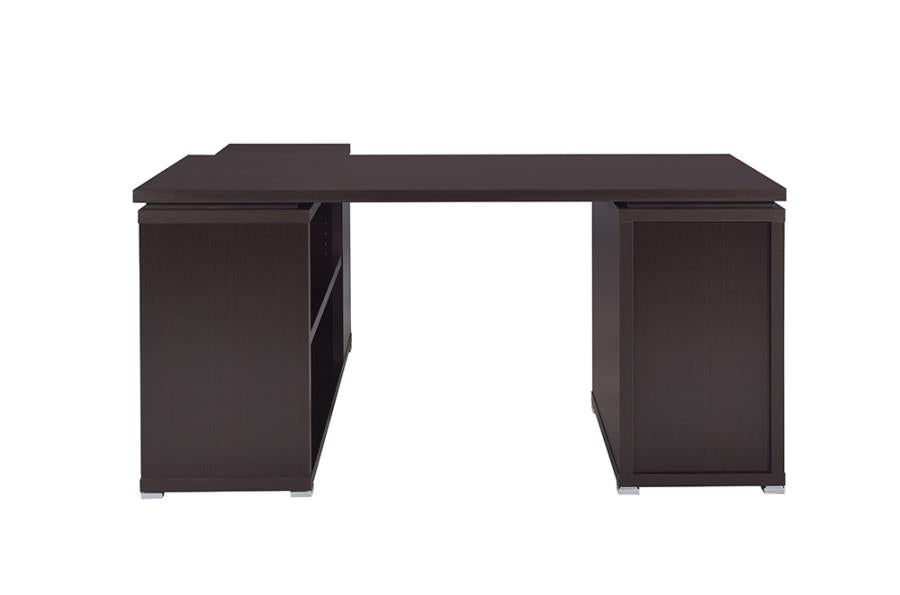 Yvette Office Desk by Coaster ~ 4 Finishes *Reversible Setup