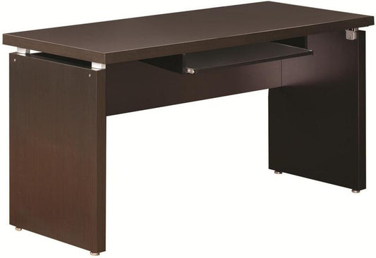 Skylar Home Office Desk Collection - Cappuccino Finish