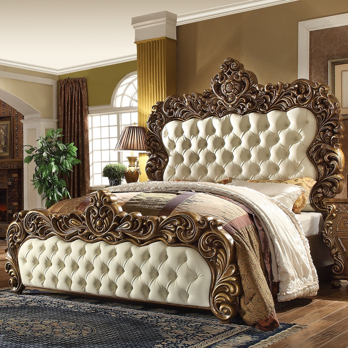Homey Design HD-8011 California King Bed