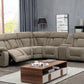 Milton Green 8038 Burnham Tan Sectional
