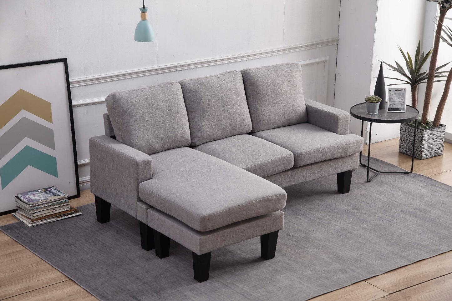 Reversible Sectional Sofa - 3 Colors