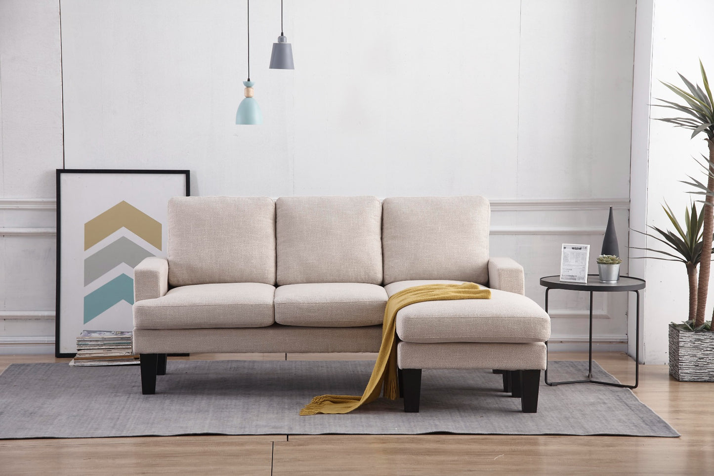 Reversible Sectional Sofa - 3 Colors