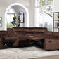Dallas 8172 Reversible Sectional - Brown