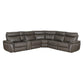 Marconi 6 Pc Sectional - Dark Brown