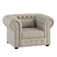 Savonburg Sofa Collection ~ Button Tufted Rolled Arms