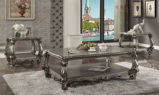 Versailles Coffee Table - Antique Platinum
