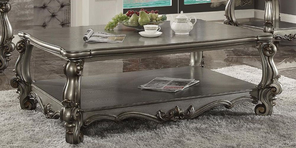 Versailles Coffee Table - Antique Platinum