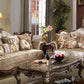 McFerran SF8700 Sofa Collection - Brown Solid Wood Trim