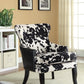Trea Cowhide Print Accent Chair - Nailhead Trim
