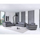 Global United 904 Gianna 2 Pc Sofa Set - Dark Grey