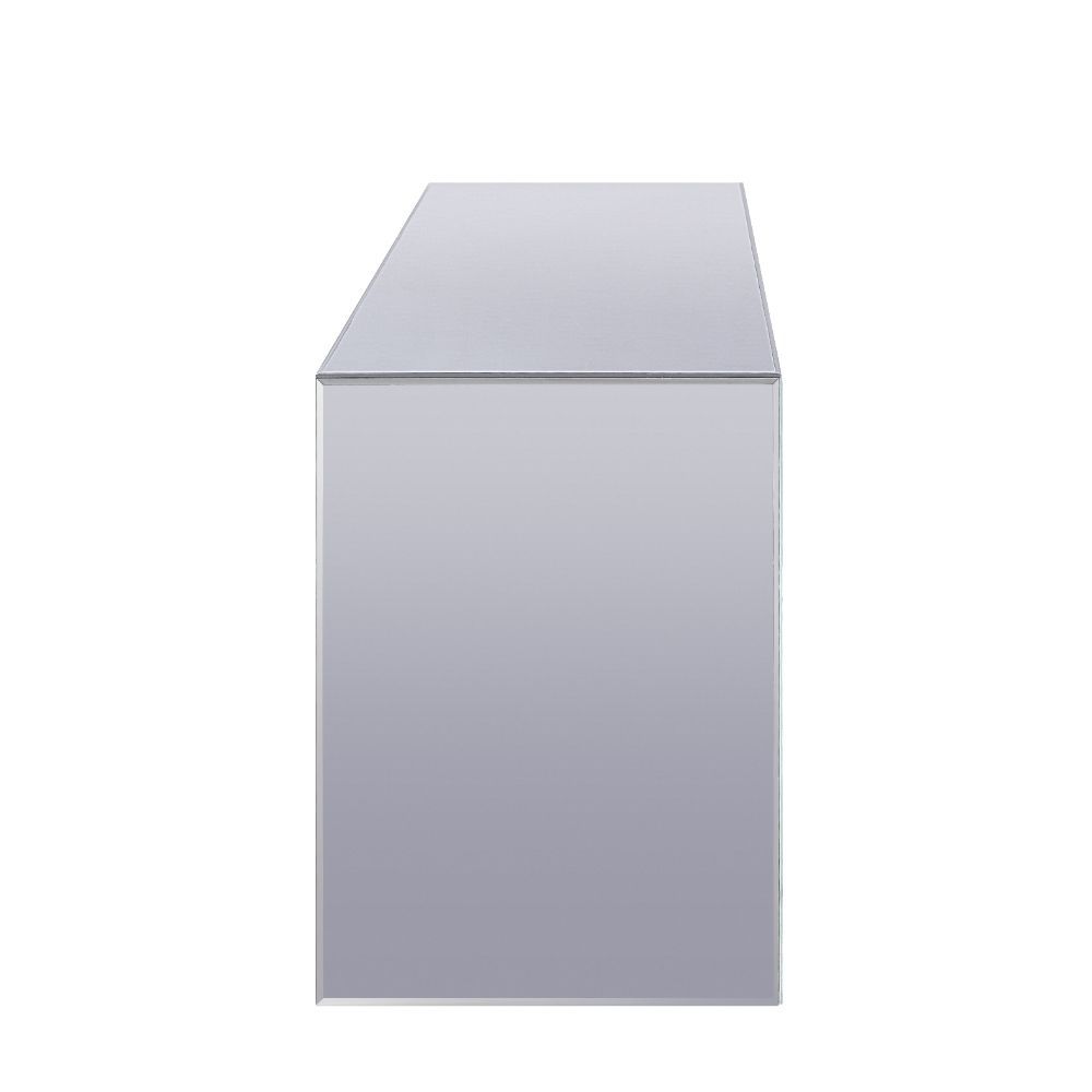 Noralie Glam TV Stand - Faux Diamond Inlay