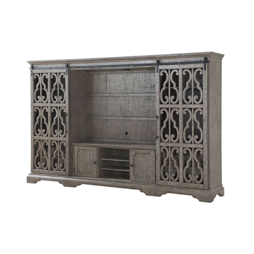 Artesia Entertainment Center 91760 - Salvaged Natural Finish