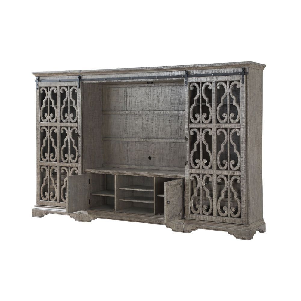 Artesia Entertainment Center 91760 - Salvaged Natural Finish