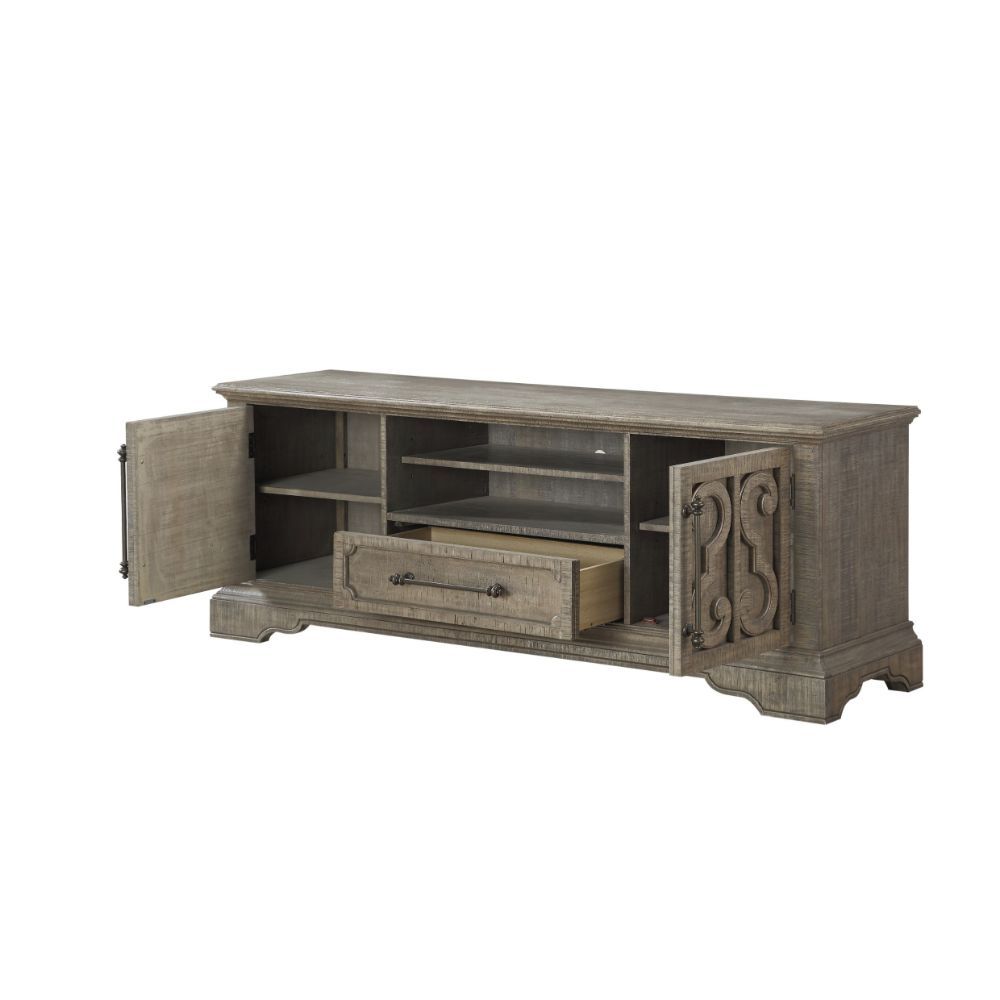 Artesia Entertainment Center 91760 - Salvaged Natural Finish