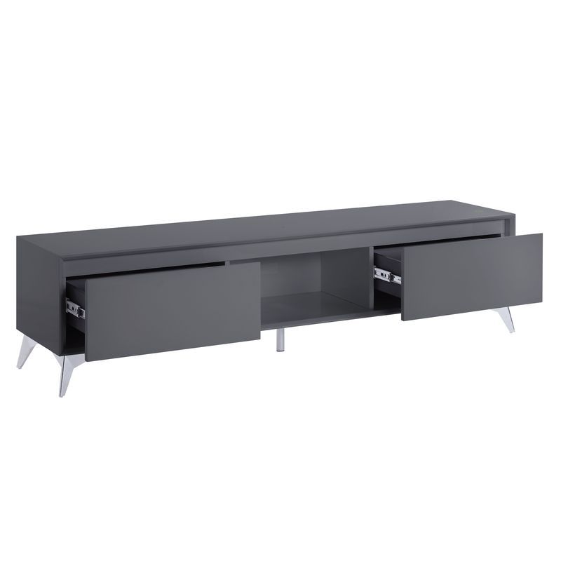 Raceloma 91996 TV Stand - Gray Finish