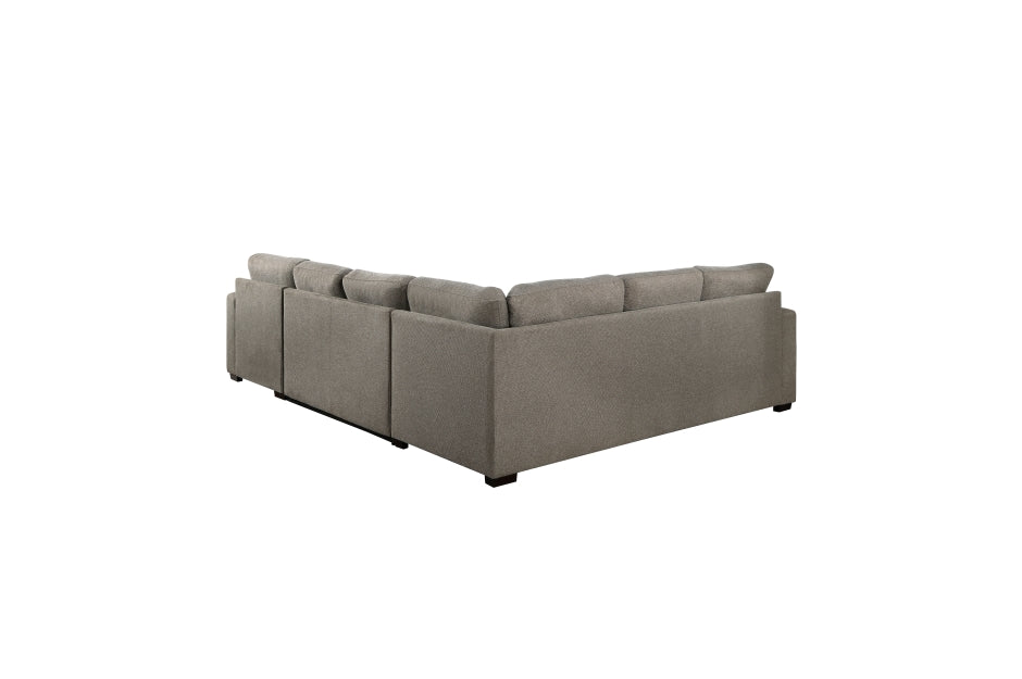 Homelegance 9206BR - Elton Sectional w/Pull Out Bed & Storage