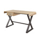 Danton 92424 Office Desk by Acme - Gold Aluminum