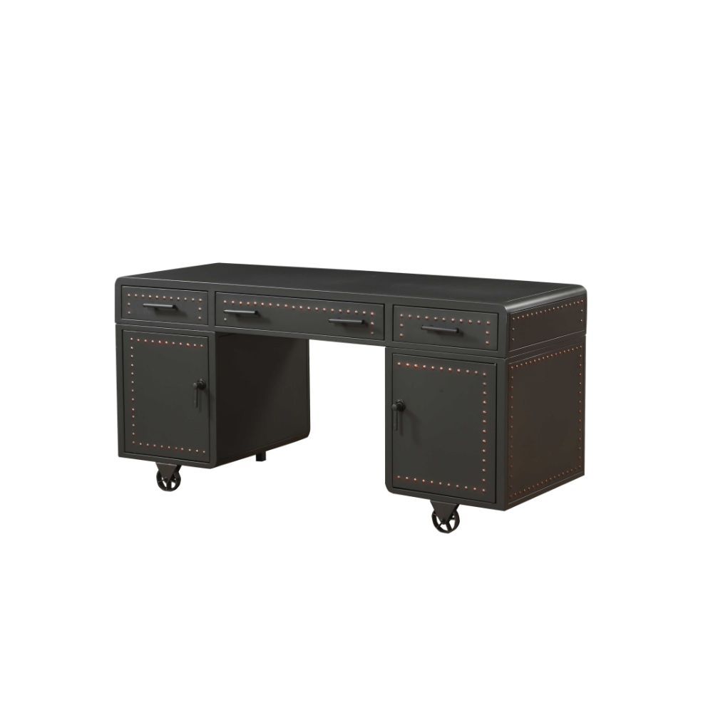 Actaki 92430 Executive Desk - Industrial Classic Design