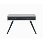 Magna Desk 92530 - Faux Concrete & Black Finish