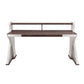 Brancaster Desk Industrial Style - Top Grain Leather