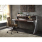 Brancaster Desk Industrial Style - Top Grain Leather