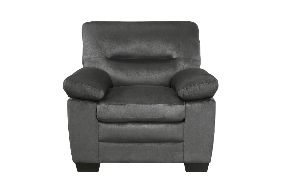 Keighly Dark Gray Chair - Homelegance 9328DG-1