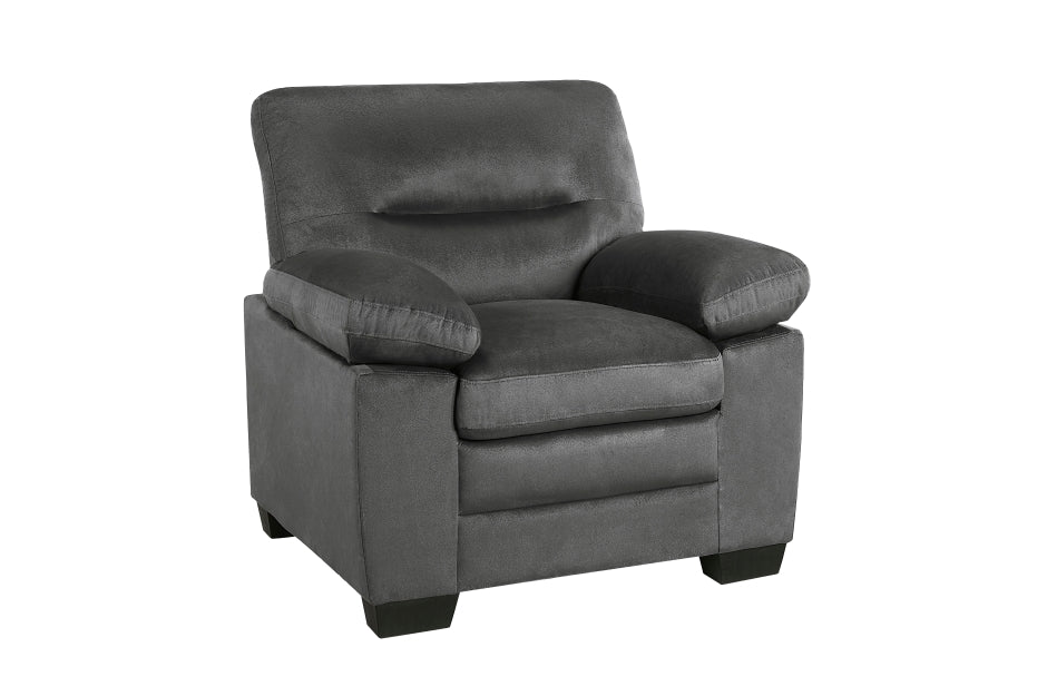 Keighly Dark Gray Chair - Homelegance 9328DG-1