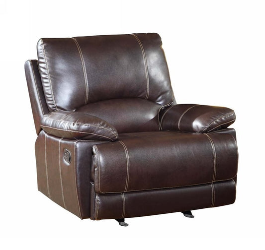 Global United 9345 Daytona Rocker Recliner - Brown