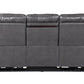Global United 9422 Novara Sofa & Loveseat - Gray Leather