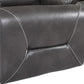 Global United 9422 Novara Sofa & Loveseat - Gray Leather